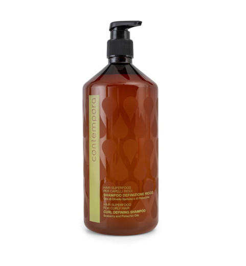 Barex Contempora Curl Defining Shampoo / Шампунь для формирования контура завитков с маслом облепихи и фисташковым маслом, 1000 мл Barex Contempora Curl Defining Shampoo / Шампунь для формирования контура завитков с маслом облепихи и фисташковым маслом, 1000 мл