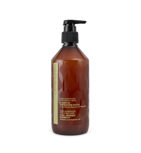 Barex Contempora Curl Defining Shampoo / Шампунь для формирования контура завитков с маслом облепихи и фисташковым маслом, 500 мл