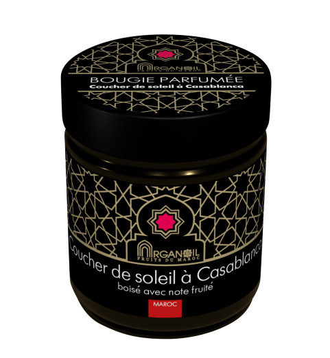 Diar Argana Ароматическая свеча "Сoucher De Soleil À Casablanca" - На закате в Касабланке (древесно-фруктовый), 100 мл